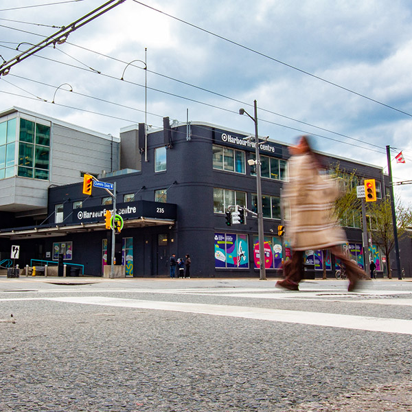 Front of Harbourfront Centre's Main Builiding