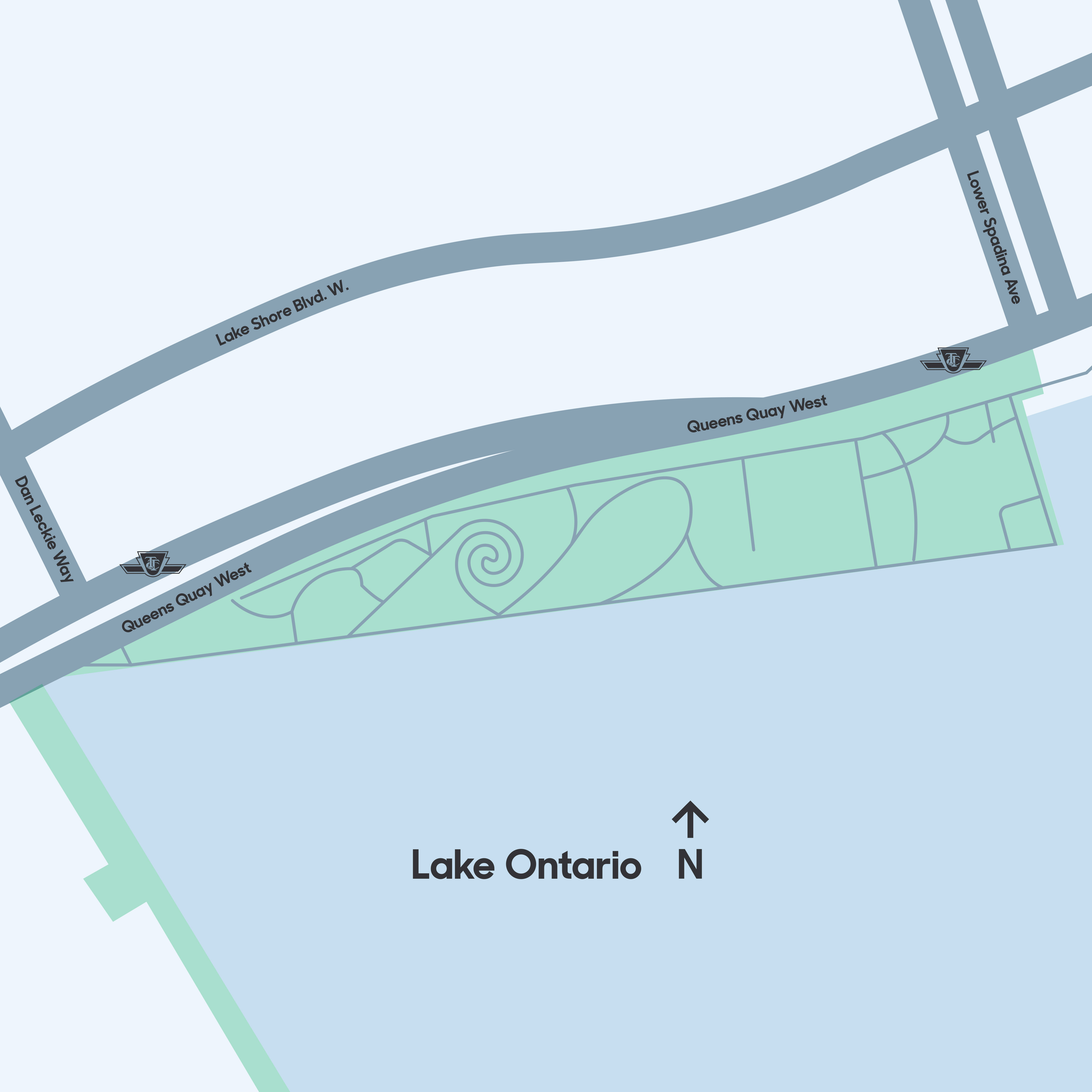 Visitor map showing venue location