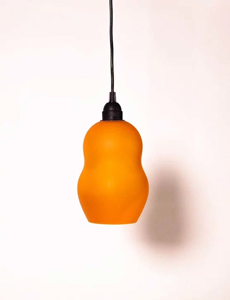 orange pendant light