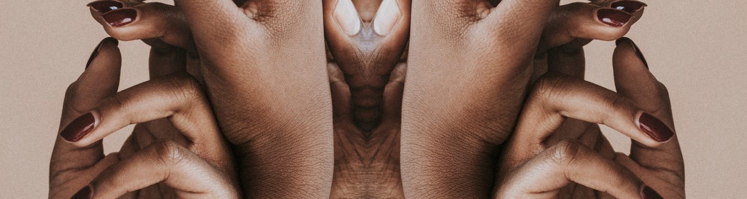 Tessel artistic creative featuring intertwined hands