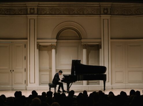 Man playing the piano