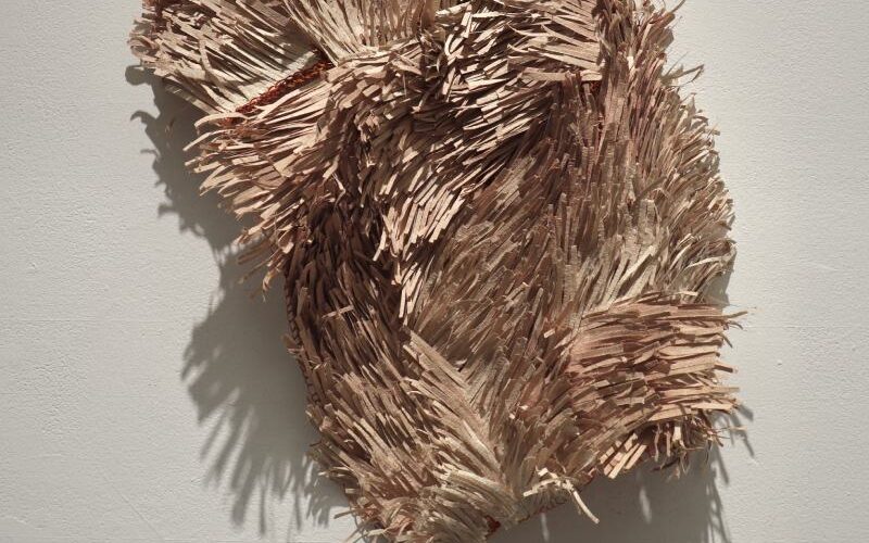 Crafted fibre textile work