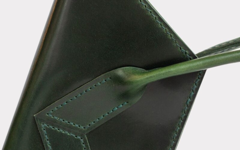 Green bag close-up