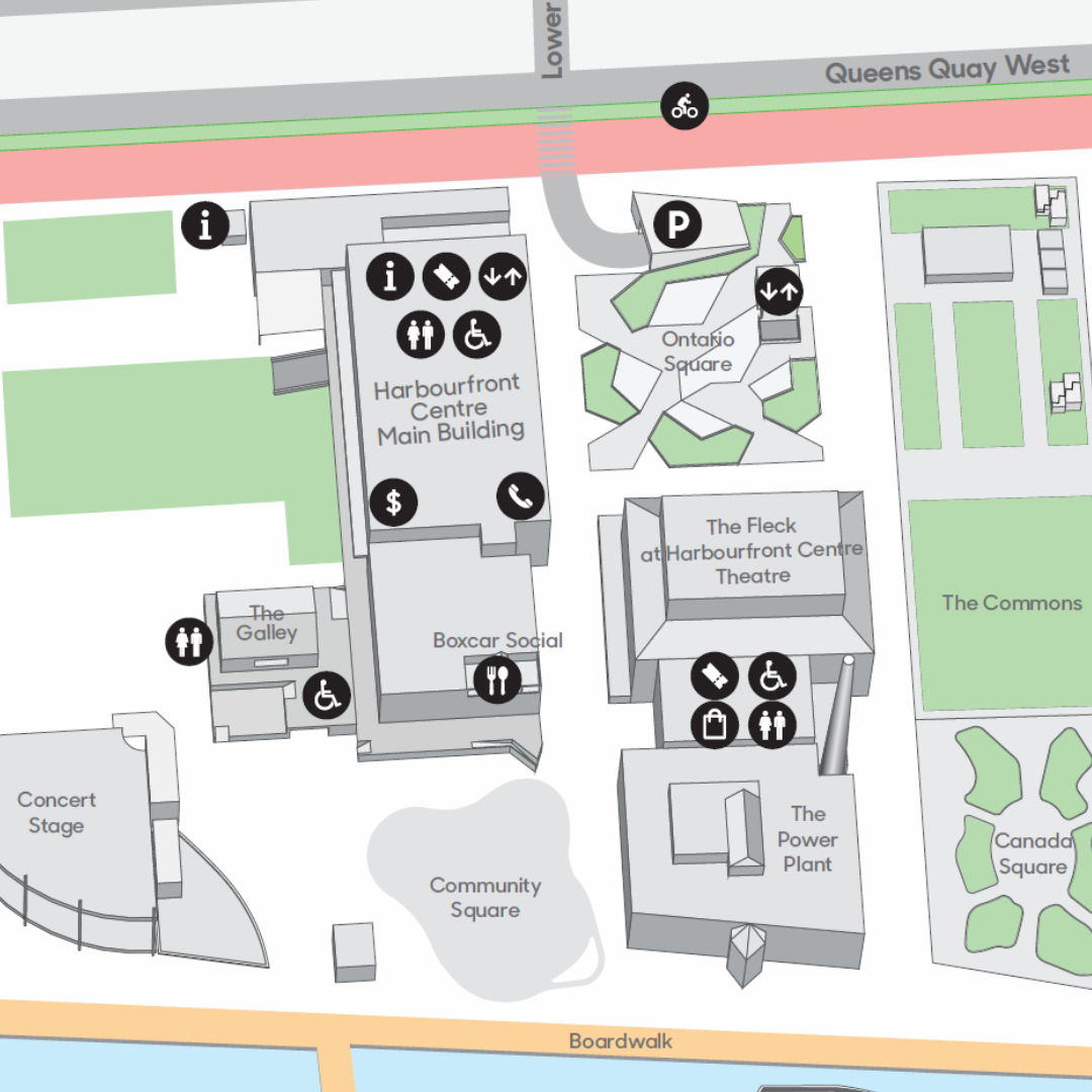 Harbourfront Centre Campus Map