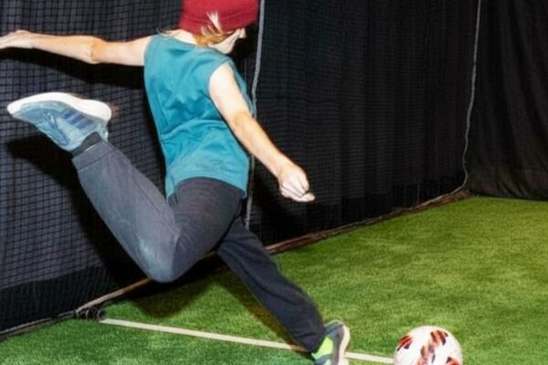 Group of children in a pretend science lab