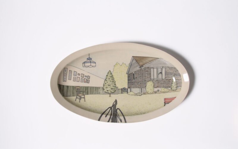 Ceramic plate