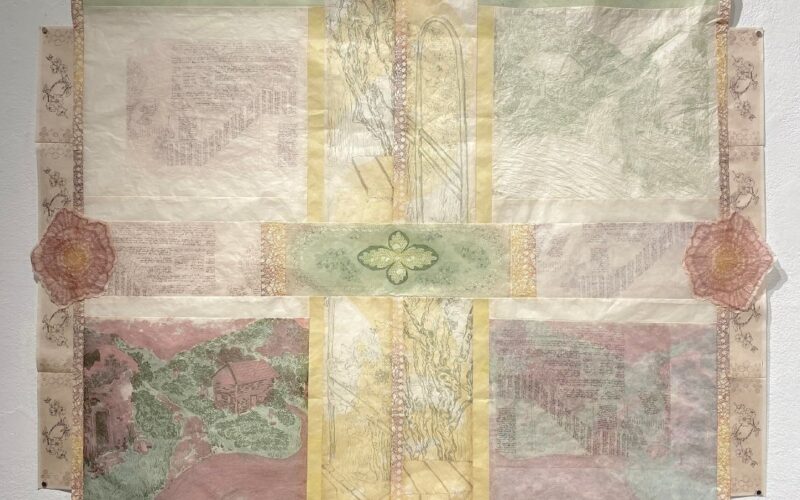 Close-up textile work