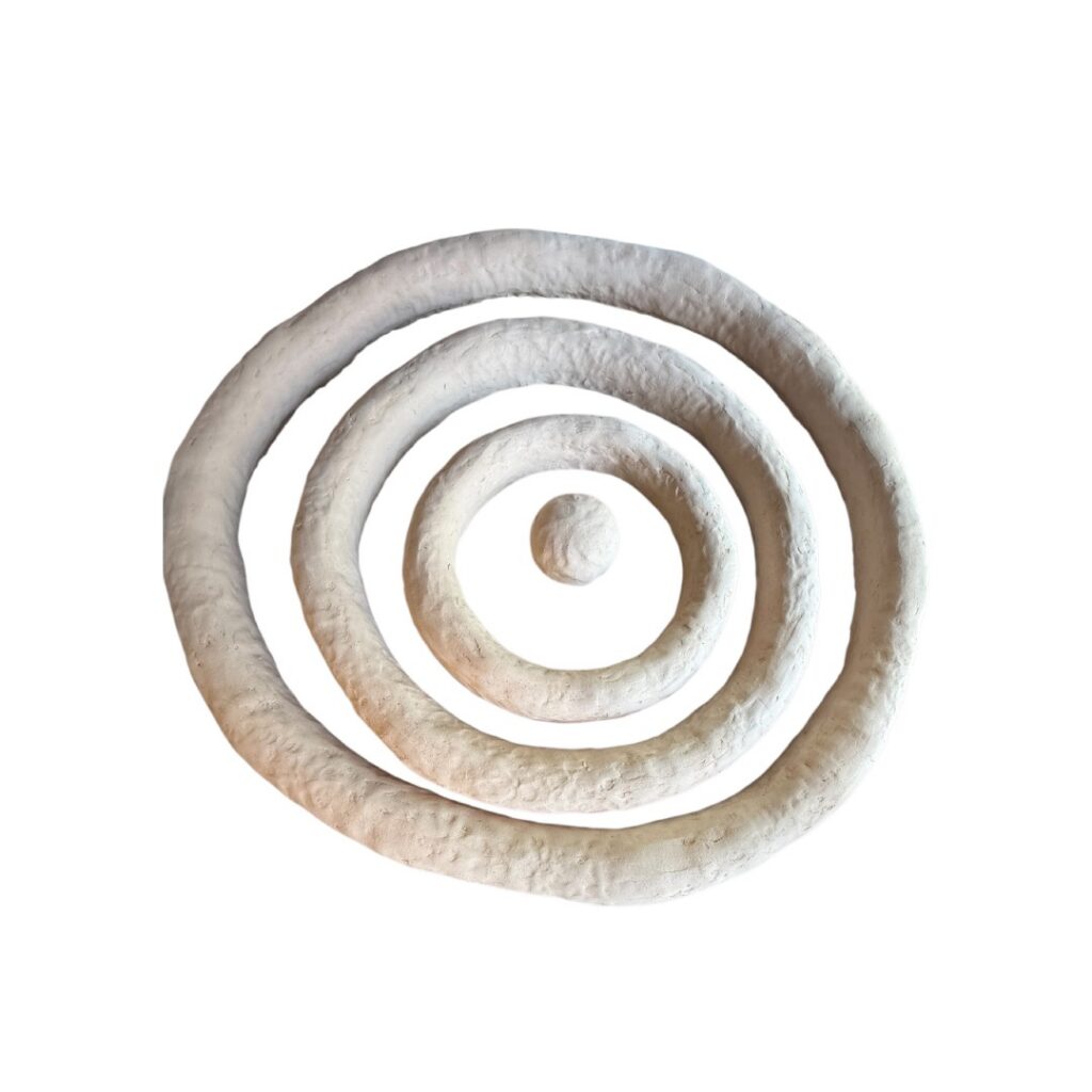Ceramic artwork closeup