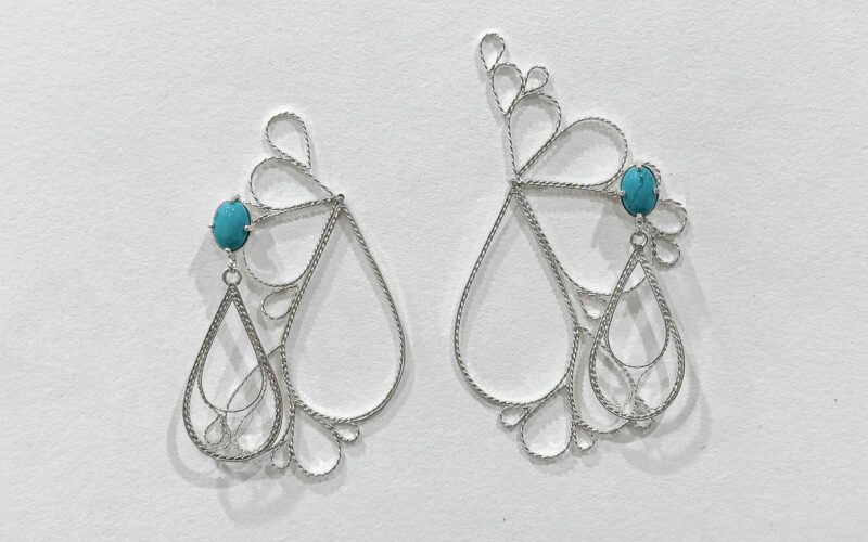 Earring close-up