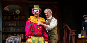 An image from the Shaw Festival production of Sleuth